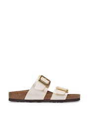 Перламутрово-белый - Birkenstock Sydney Birko Flor сандалии - Image 1 of 3