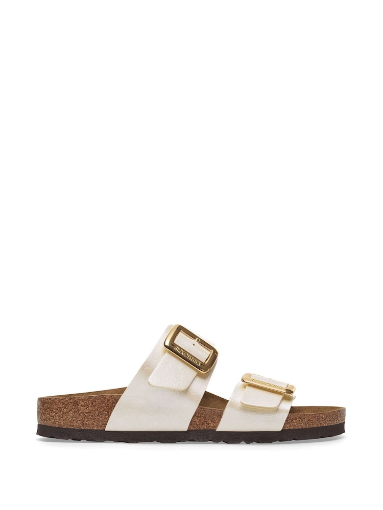 Перламутрово-белый - Birkenstock Sydney Birko Flor сандалии - Image 1 of 3