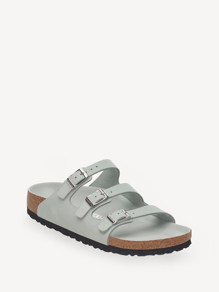 Birkenstock Pure Sage Florida Nubuck Sandals - Image 2 of 3 Birkenstock Pure Sage Florida Nubuck Sandals - Image 2 of 3