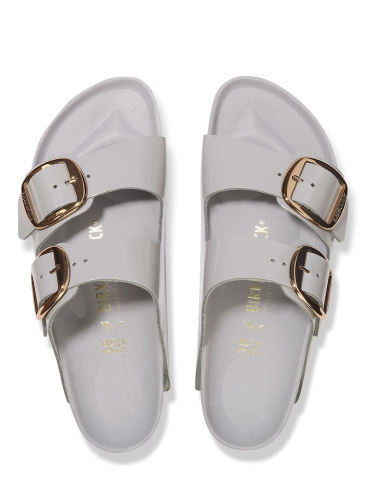 Birkenstock Stone Arizona Big Buckle High Shine Sandals - Image 6 of 6