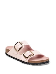 Birkenstock Rose Pink Arizona Big Buckle High Shine Sandals - Image 2 of 3