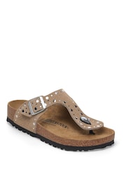Birkenstock Gizeh Rivet Suede Leather Sandals - Imagen 2 de 6