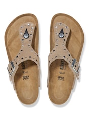 Birkenstock Gizeh Rivet Suede Leather Sandals - Imagen 3 de 6