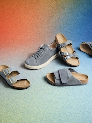 Birkenstock Blue Franca Braided Oiled Leather Sandals - Image 4 of 4
