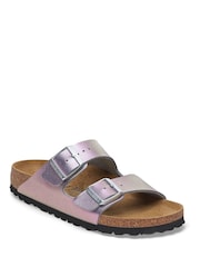 Birkenstock Purple Arizona Birko Flor Sandals - Image 2 of 3
