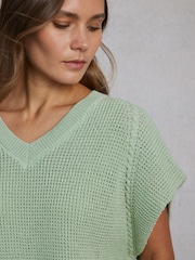 Hay Life Green Knitted Tank - Image 4 of 5