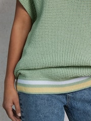 Hay Life Green Knitted Tank - Image 5 of 5
