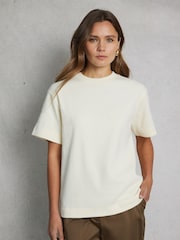Hay Life White Waffle Boxy T-Shirt - Image 1 of 7