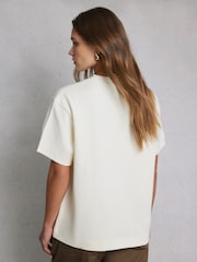 Hay Life White Waffle Boxy T-Shirt - Image 2 of 7