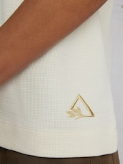 Hay Life White Waffle Boxy T-Shirt - Image 6 of 7