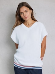 Hay Life White Knitted Tank - Image 1 of 5