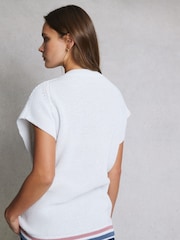 Hay Life White Knitted Tank - Image 2 of 5