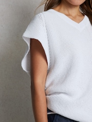 Hay Life White Knitted Tank - Image 4 of 5