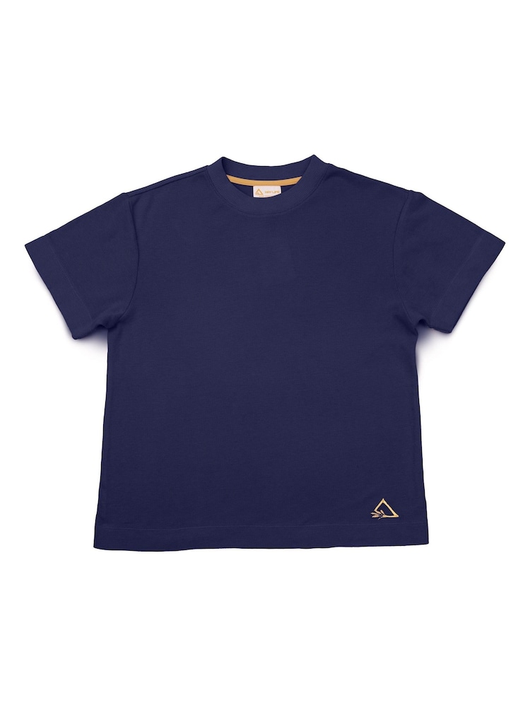 Hay Life Blue Waffle Boxy T-Shirt - Image 6 of 6