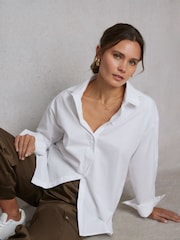 Hay Life White Fit Box Long Sleeve Shirt - Image 3 of 5