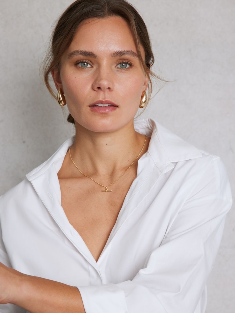 Hay Life White Fit Box Long Sleeve Shirt - Image 4 of 5