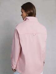 Hay Life Pink Utility 100% Cotton Shacket - Image 2 of 8