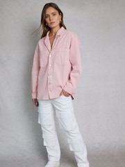 Hay Life Pink Utility 100% Cotton Shacket - Image 3 of 8