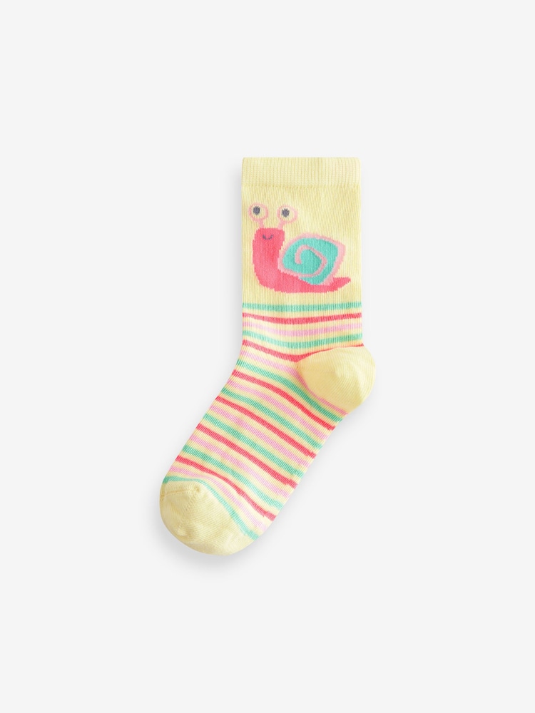 Pink, Violett und Grün - Socken mit hohem Baumwollanteil und Figurenmotiven, 4er-Pack - Bild 5 von 5 Pink, Violett und Grün - Socken mit hohem Baumwollanteil und Figurenmotiven, 4er-Pack - Bild 5 von 5