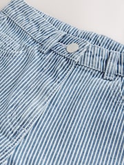 Bleu - Pantalon large 100% coton (3-16ans) - Image 7 of 8