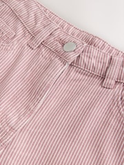Pink Stripe 100% Cotton Wide Leg Trousers (3-16yrs) - Image 7 of 9
