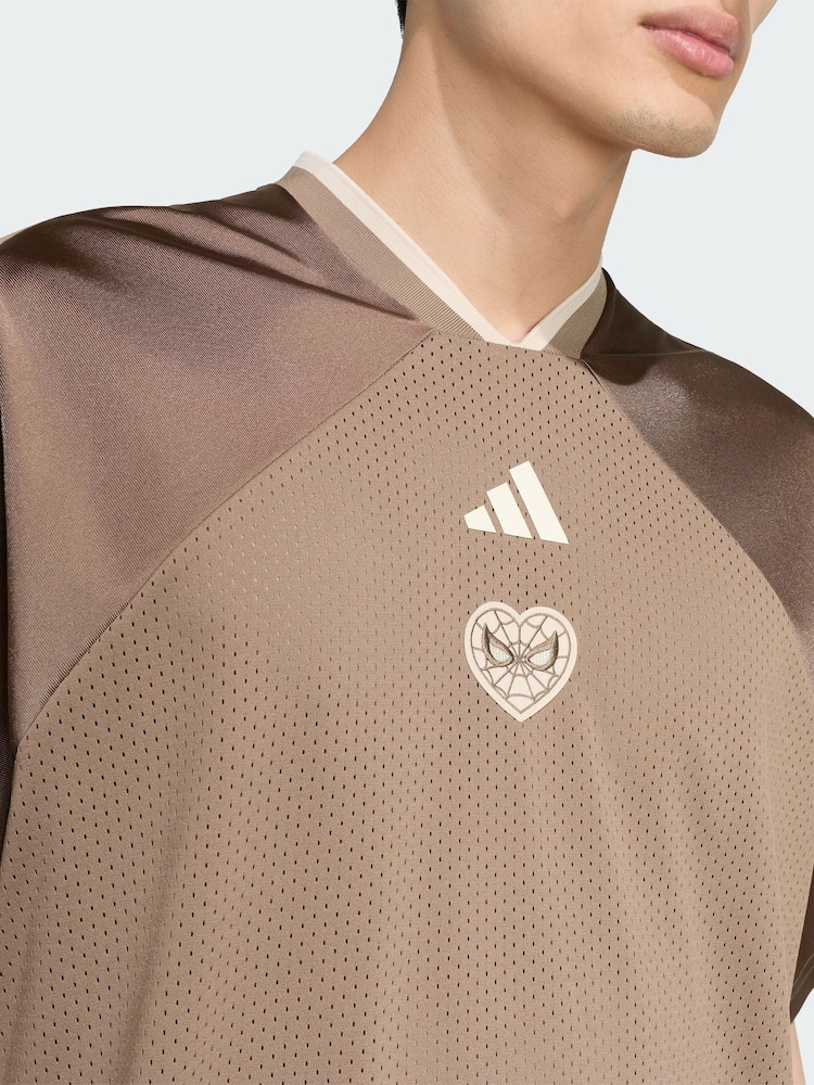 adidas Adidas Marvel Spider-Man Mesh Jersey - Bild 2 von 5 adidas Adidas Marvel Spider-Man Mesh Jersey - Bild 2 von 5