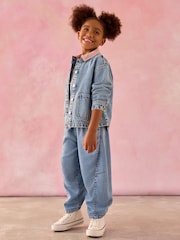 Denim Barrel Pull-on Trousers (3-16yrs) - Image 2 of 4