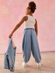 Denim Barrel Pull-on Trousers (3-16yrs) - Image 3 of 4