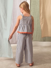 Blue Gingham Top And Trousers Set (3-16yrs) - Image 2 of 8