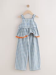 Blue Gingham Top And Trousers Set (3-16yrs) - Image 6 of 8