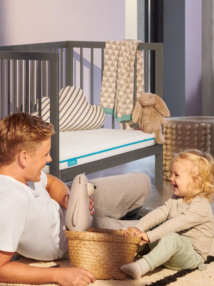 Simba Cot Bed White Mattress - Image 1 of 5 Simba Cot Bed White Mattress - Image 1 of 5