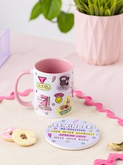 Sam Jayne Designs Pink Daily Reminder Checklist Mug and Coaster Giftset - Image 2 of 5