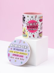 Sam Jayne Designs Pink Daily Reminder Checklist Mug and Coaster Giftset - Image 5 of 5