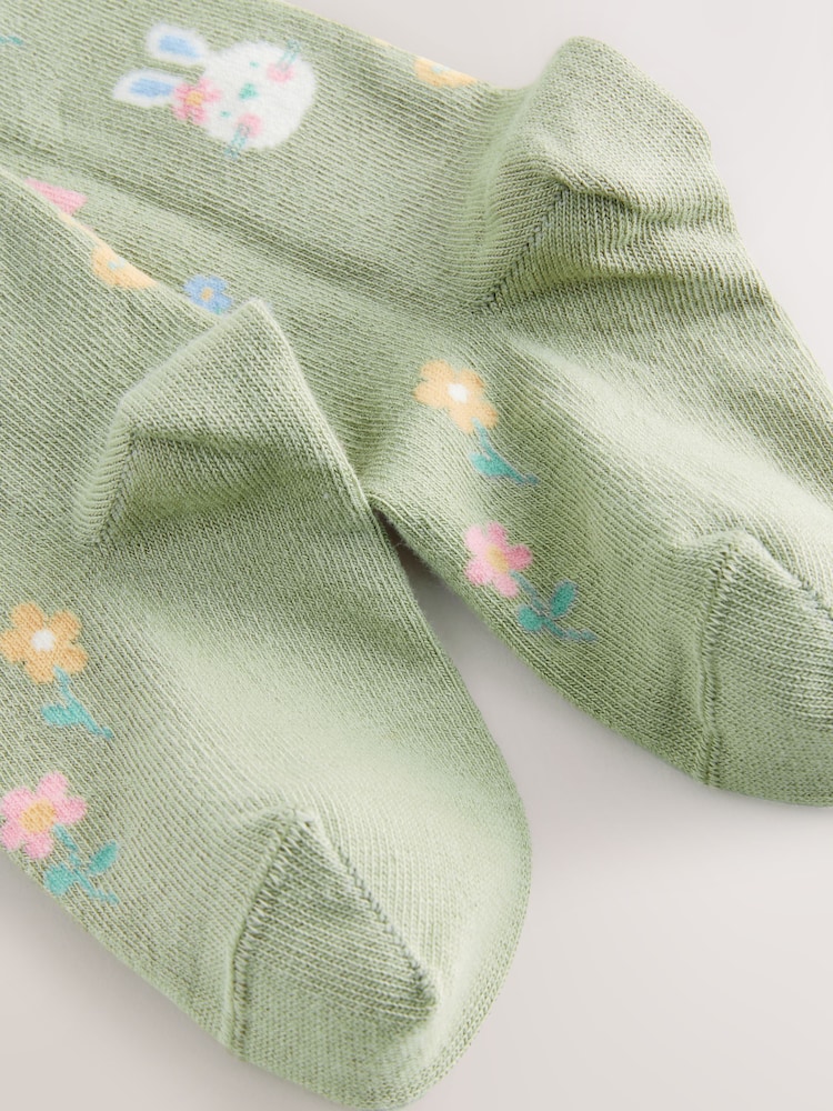 Khaki Green Fairy Cotton Rich Character Tights - Image 2 of 3