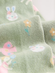 Khaki Green Fairy Cotton Rich Character Tights - Image 3 of 3