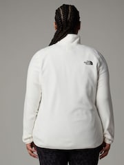 Blanco - The North Face Womens Glacier Full Zip Plus Size Fleece - Imagen 2 de 5