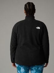 Negro - The North Face Womens Glacier Full Zip Plus Size Fleece - Imagen 3 de 5