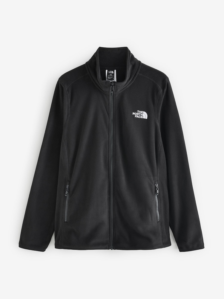 Negro - The North Face Womens Glacier Full Zip Plus Size Fleece - Imagen 5 de 5