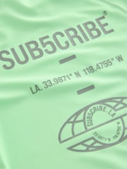 Mint Green Short Sleeve Rash Vest (1.5-16yrs) - Image 7 of 8