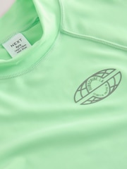 Mint Green Short Sleeve Rash Vest (1.5-16yrs) - Image 8 of 8