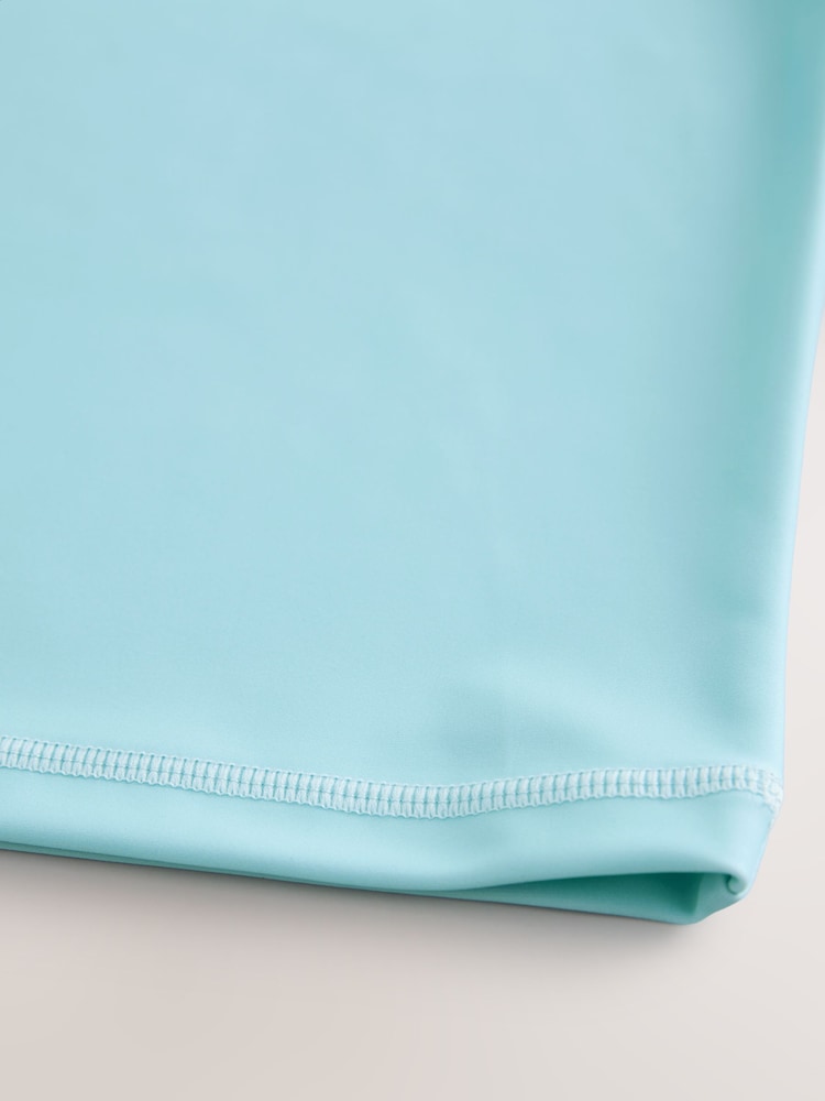 Light Blue Short Sleeve Rash Vest (1.5-16yrs) - Image 8 of 8