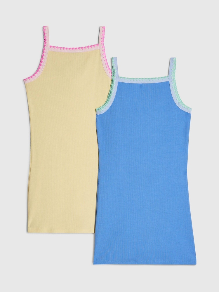 River Island Besticktes Trägerkleid 2 Pack - Bild 2 von 4