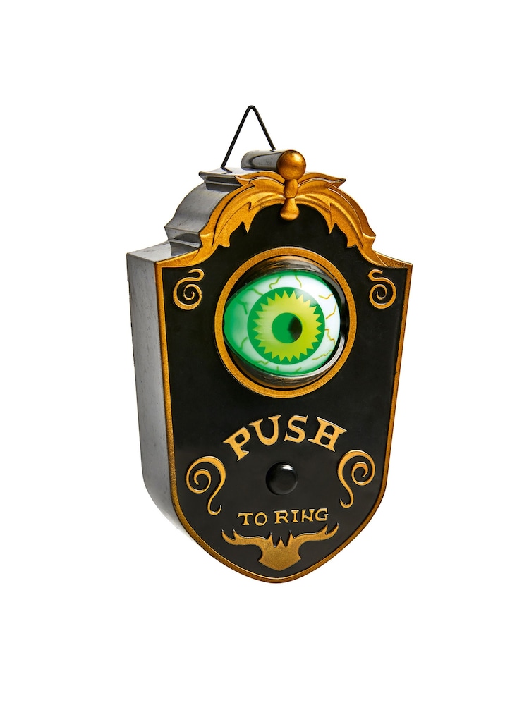 Premier Decorations Ltd 18cm BO Animated Eyeball and Sound Doorbell - Image 1 of 1 Premier Decorations Ltd 18cm BO Animated Eyeball and Sound Doorbell - Image 1 of 1
