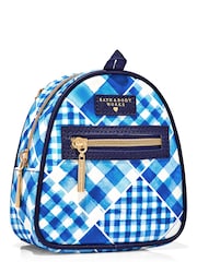 Bath & Body Works Blue Gingham Mini Backpack Cosmetic Bag 8 fl oz / 236 mL - Image 1 of 1