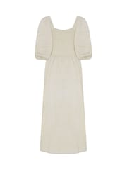ナチュラル - M&Co Petite 3/4 Sleeve Cornelli Dress - 画像 5 / 6