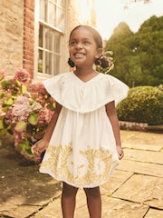 Ecru Embroidered Summer Dress (3mths-10yrs) - Image 1 of 8