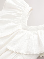 Ecru Embroidered Summer Dress (3mths-10yrs) - Image 7 of 8