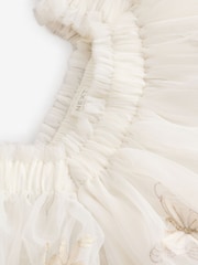 Marfil - Vestido de malla con mariposas (3meses-8años) - Imagen 9 de 9