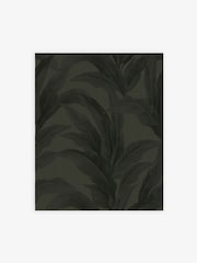 Deep Green A4 Wallpaper Sample Palm Print - Image 2 of 4