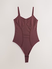 Chocolate Nude Firm Tummy Control Bodies - Image 1 of 3